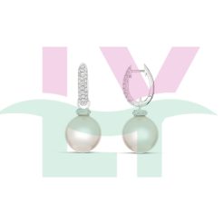 Artisan Crafted Pearl Drop Earrings at Opuni